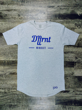 Load image into Gallery viewer, Dffrnt Mindset Tee - Grey/Royal Blue